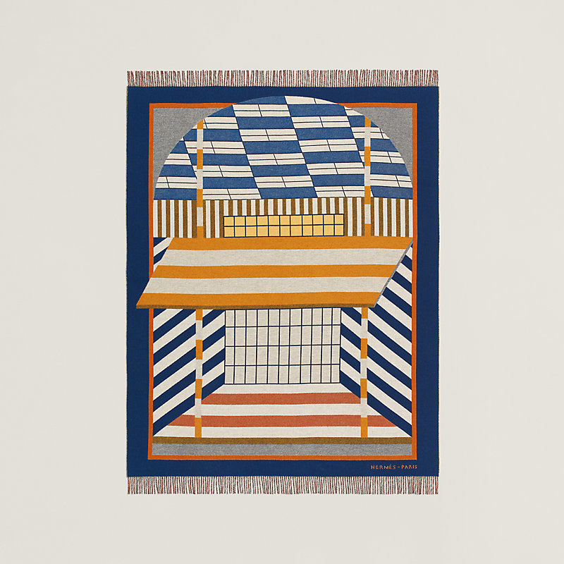 Vitrine Rocabar blanket - Blue | Hermès Macau SAR